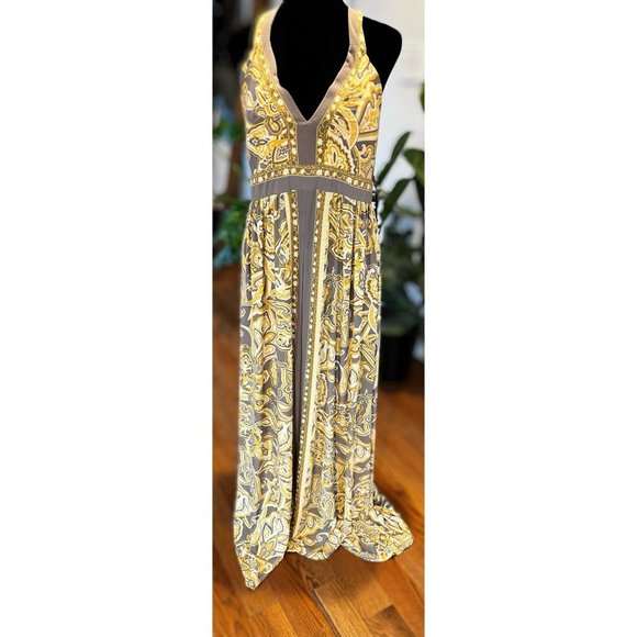 I.N.C. International Concepts Dresses & Skirts - I.n.c. Maxi Dress Deep Plunge V-Neck Crisscross Back Elastic Waist Super Soft sz